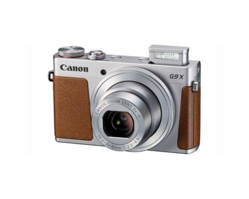 Фотоаппарат Canon PowerShot G9 X Mark II серебристый/коричневый 20.9Mpix Zoom3x 3