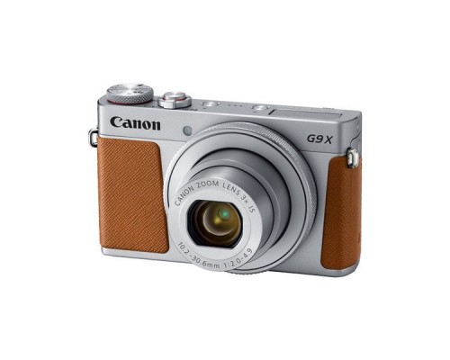 Фотоаппарат Canon PowerShot G9 X Mark II серебристый/коричневый 20.9Mpix Zoom3x 3