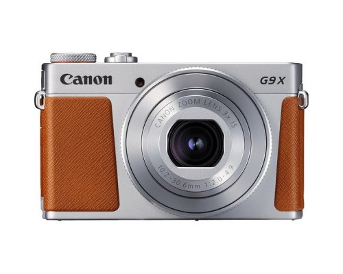 Фотоаппарат Canon PowerShot G9 X Mark II серебристый/коричневый 20.9Mpix Zoom3x 3