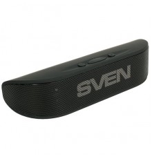 Колонки Sven PS-70BL, черный, 2.0, мощность 2x3 Вт (RMS), Bluetooth, встроенный аккумулятор                                                                                                                                                               
