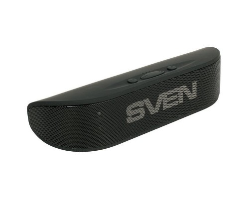 Колонки Sven PS-70BL, черный, 2.0, мощность 2x3 Вт (RMS), Bluetooth, встроенный аккумулятор
