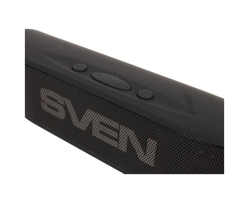 Колонки Sven PS-70BL, черный, 2.0, мощность 2x3 Вт (RMS), Bluetooth, встроенный аккумулятор