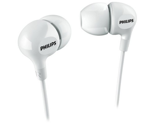 Наушники вкладыши Philips SHE3550WT 1.2м белый проводные (в ушной раковине)