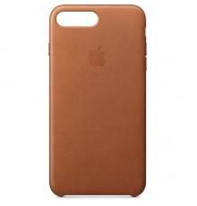 Кожаный чехол Apple Leather Case для iPhone 8 Plus/7 Plus, цвет (Saddle Brown) золотисто-коричневый                                                                                                                                                       