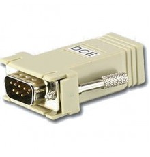 Адаптер, DB 9=RJ45, Male-Female,  8 провод., схема DTE-DCE,  [SA0142] RJ45(F) TO DB9(M) DCE BLACK                                                                                                                                                         