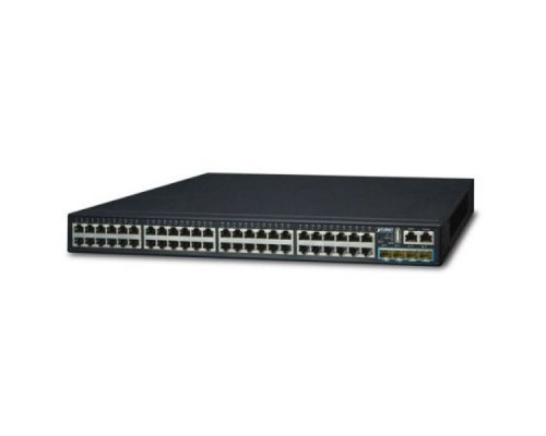 SGS-6341-48T4X управляемый стекируемый коммутатор Layer 3 48-Port 10/100/1000T + 4-Port 10G SFP+ Stackable Managed Gigabit Switch