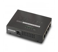 HPOE-460 управляемый хаб  PoE инжекторов 4-Port 802.3at 30W High Power over Ethernet Injector Hub - 120W External Power Adapter                                                                                                                           