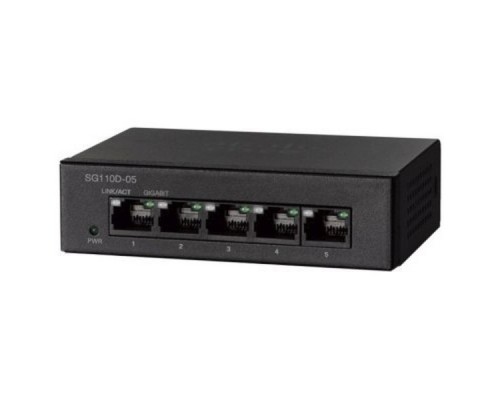 SG110D-05-EU Коммутатор 5-портовый SG110D-05 5-Port Gigabit Desktop Switch