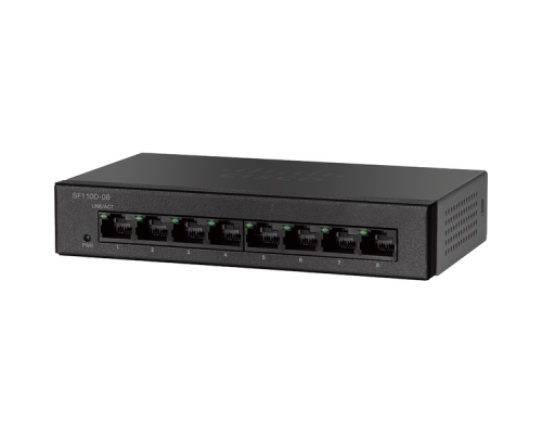 SF110D-08-EU Коммутатор 8-портовый SF110D-08 8-Port 10/100 Desktop Switch