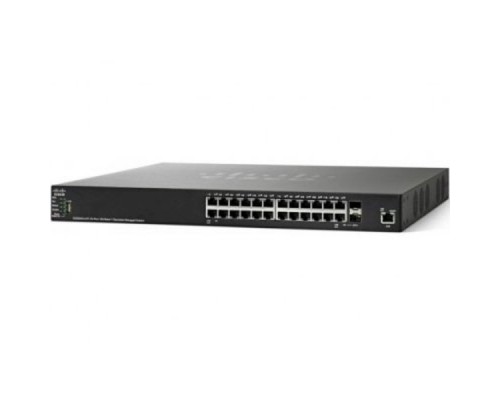 SG550XG-24T-K9-EU Коммутатор 24-портовый Cisco SG550XG-24T 24-Port 10GBase-T Stackable Managed Switch