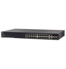 SG550X-24P-K9-EU Коммутатор Cisco SG550X-24P 24-port Gigabit PoE Stackable Switch                                                                                                                                                                         