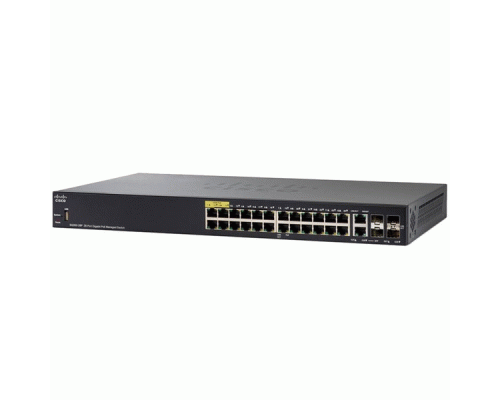 SG350-28P-K9-EU Коммутатор Cisco SG350-28P 28-port Gigabit POE Managed Switch