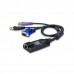 Модуль удлинителя, SVGA+KBD+MOUSE USB 2.0+AUDIO,  50 метр., для подкл. комплекта перключат. KN2124v/KN2140v/KN4124v/KN4140v, макс.разреш. 1600х1200, RJ45+HD-DB15+USB A-тип+2xMINI JACK, Female+4xMale, без Б.П.,(Virtual Media DDC2B) USB Virtual Media K