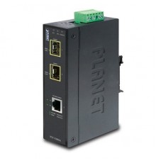 IGT-1205AT индустриальный медиа конвертер IP30 Industrial 10/100/1000T to 2-Port 100/1000X SFP Gigabit Media Converter (-40 to 75 degree C)                                                                                                               