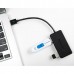 USB 3.0 4-Port HUB, чёрный, Transcend