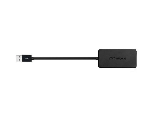 USB 3.0 4-Port HUB, чёрный, Transcend