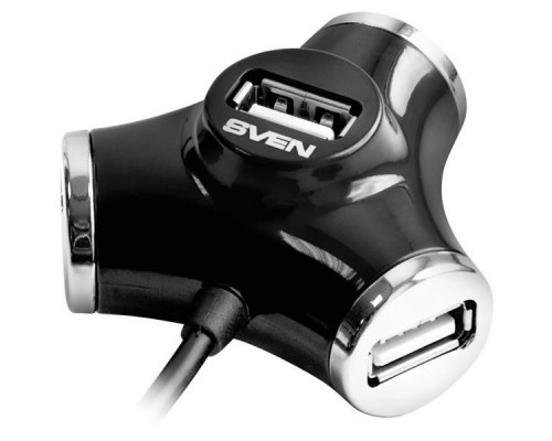 USB-концентратор SVEN HB-012, black, 4 USB ports