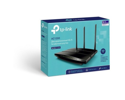 Маршрутизатор TP-Link Archer C1200 Wireless Dual-Band Gigabit Router 4UTP 1000Mbps,1WAN