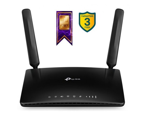 Роутер беспроводной TP-Link TL-MR6400 N300 10/100BASE-TX/4G черный