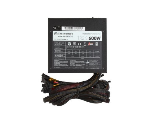 Блок питания Thermaltake TR2 S 600W, ATX, 120mm, 5xSATA, 2xPCI-E, APFC, 80+, BOX