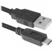Кабель USB 2.0 A--USB 3.1 (Type-C) 1.0m Defender USB09-03PRO 87492 черный