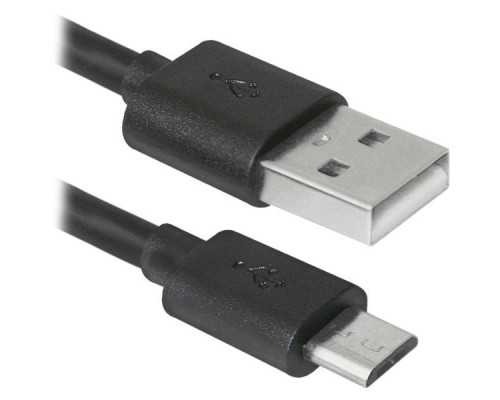 Кабель USB 2.0 A--micro-B 1.0м Defender USB08-03BH черный