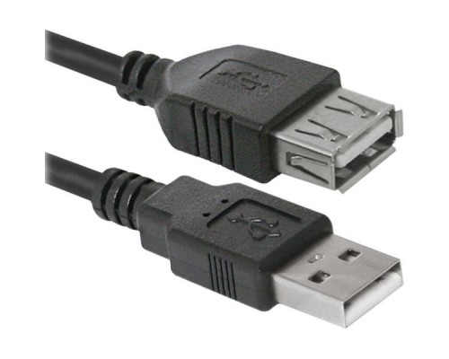 Удлинитель USB 2.0 A--A 5м Defender USB02-17 87454 черный