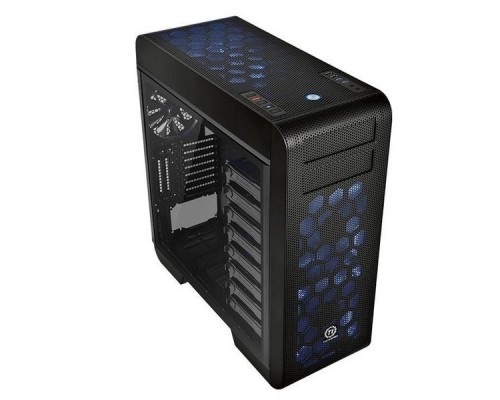 Корпус Thermaltake Core V71 TG черный без БП ATX 2x200mm 2xUSB2.0 2xUSB3.0 audio bott PSU