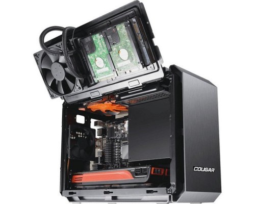 Корпус Cougar QBX, без БП, чёрный, Mini-ITX