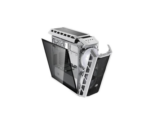 Корпус Cooler Master Case H500P, w/o PSU, 2x200RGBFan, 1x140Fan, White version, Full Tower