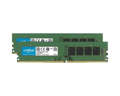 Память DDR4 2x4Gb 2400MHz Crucial CT2K4G4DFS824A RTL PC4-19200 CL17 DIMM 288-pin 1.2В kit single rank