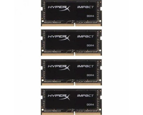 Модуль памяти Kingston 64GB 2400MHz DDR4 CL14 SODIMM (Kit of 4) HyperX Impact