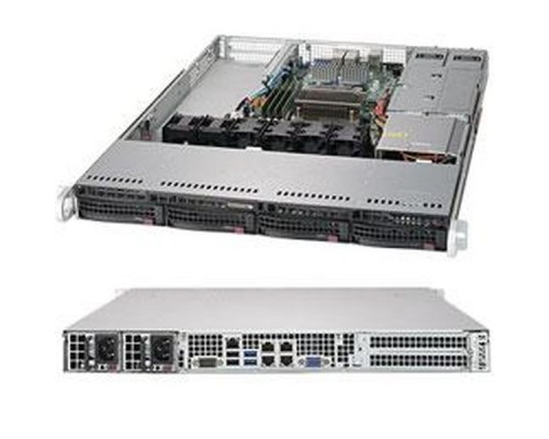 Платформа системного блока SYS-5019S-W4TR 1U Rackmount  CSE-815TQC-R504WB3  X11SSW-4TF SATA3