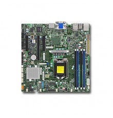 Материнская плата Материнская плата SuperMicro MBD-X11SSZ-F-O, RTL  Micro-ATX  LGA 1151  Up to 64GB Unbuffered ECC/non-ECC  UDIMM, DDR4-2400MHz, in 4 DIMM slots  9 USB 2.0 ports  4 USB 3.0 ports 1 PCI-E 3.0 x16  2 PCI-E 3.0 x4                        