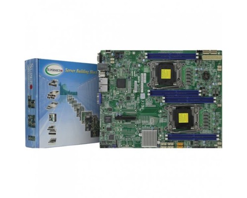 Материнская плата Материнская плата SuperMicro MBD-X10DRD-L-O E-ATX  LGA 2011  8xDDR4  6xSATA3  7xUSB2.0  VGA  PCI-E 3.0x8