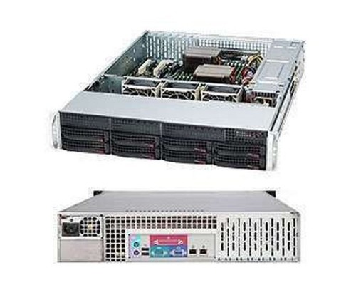 Корпус SuperMicro CSE-825TQC-600LPB 600W черный