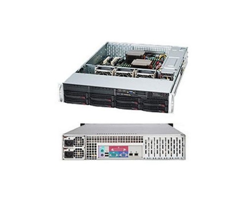 Серверный корпус SuperMicro CSE-825TQ-R720LPB Black 8xHotSwap SAS/SATA, E-ATX 720W 2U RM