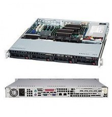 Серверный корпус SuperMicro CSE-813MTQ-600CB Black4xHotSwapSAS / SATA, ATX 600W 1U RM                                                                                                                                                                     