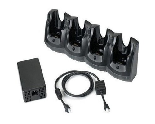 Базовая станция для мобильного компьютера 4 Slot Charge Only Cradle Kit. Kit includes: 4 Slot Charge Cradle (CRD5501-4000CR), Power Supply (PWRS-14000-241R), DC Cord (50-16002-029R), Buy country specific 3 wire AC Cord separately.