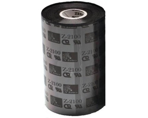 Термотрансферная лента (риббон) Wax Ribbon, 174mm x 450m (6.85inx1476ft), 2100, High Performance, 25mm (1in) core