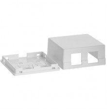 Коробка настенная Surface Mount Box w/o Faceplate (85x85x45), white                                                                                                                                                                                       