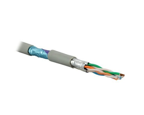 Кабель F/FTP Кат. 6a / Кат. 7, AWG 23, LSZH, катушка 500 м PiMF COMPACT Cable 600 MHz (Cat.7), LSZH, reel (500m)