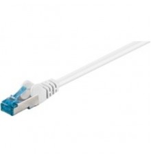 Коммутационный шнур Кат. 6a S/FTP, LSZH, Цвет: белый, 0.5м Patch Cord Cat.6a S/FTP LSZH, white, 0.5m                                                                                                                                                      