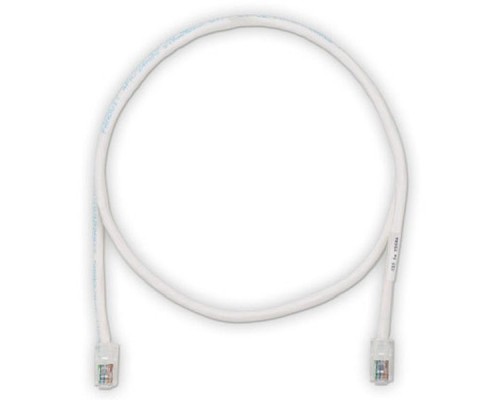 Патч-корд Panduit UTPCH3MY вилка RJ-45-вилка RJ-45 кат.5е 3м белый ПВХ