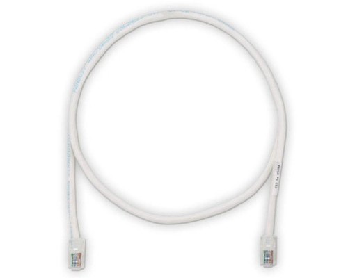 Патч-корд Panduit TX5e UTPCH2MY вилка RJ-45-вилка RJ-45 кат.5е 2м белый ПВХ