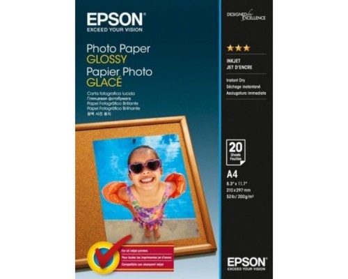 Фотобумага EPSON Photo Paper Glossy 200г/м A4(21x29.7)/20л