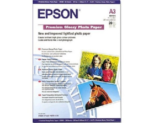 Фотобумага EPSON Высококачественная Глянцевая, 255г/м2, A3 (29,7X42)/20л.