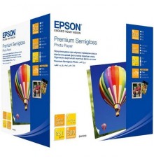 Фотобумага EPSON (C13S042200) Высококачественная Полуглянцевая Premium Semigloss 260г/м, A6/500л.                                                                                                                                                         