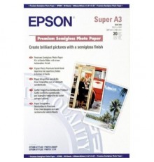 Фотобумага EPSON Высококачественная ПолуГлянцевая, 251г/м2, A3+/ 20л.                                                                                                                                                                                     