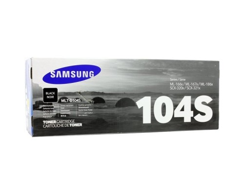 Тонер Картридж Samsung MLT-D104S SU748A черный (1500стр.) для Samsung ML-1665/1660 SCX-3200/3217